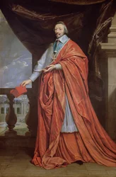 Portret van Armand-Jean du Plessis, kardinaal Richelieu (1585-1642)